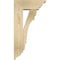 Ekena Millwork Olympic Traditional Rough Sawn Bracket w/ Offset Brace, Douglas Fir, 6"W x 14"D x 26"H BKT0604X14X26OLY01RDF - alternate 4
